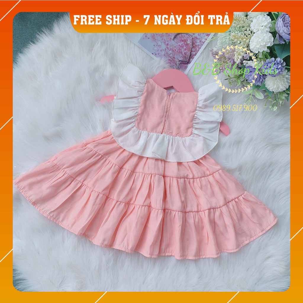 [Freeship - Hàng thiết kế CC]Váy bé gái công chúa/Đầm tiểu thư cho trẻ em/ đầm thiết kế/váy tiểu thư/ B&B SHOP KIDS