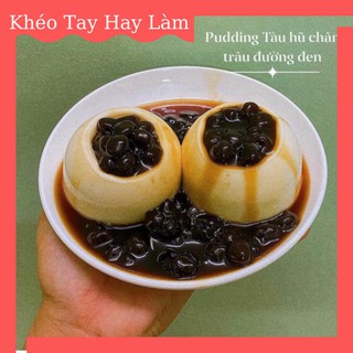 Set Tàu Hũ Trân Châu Đường Đen Tự Nấu 15 Chén Tặng Kèm Công Thức Nấu Và Matcha