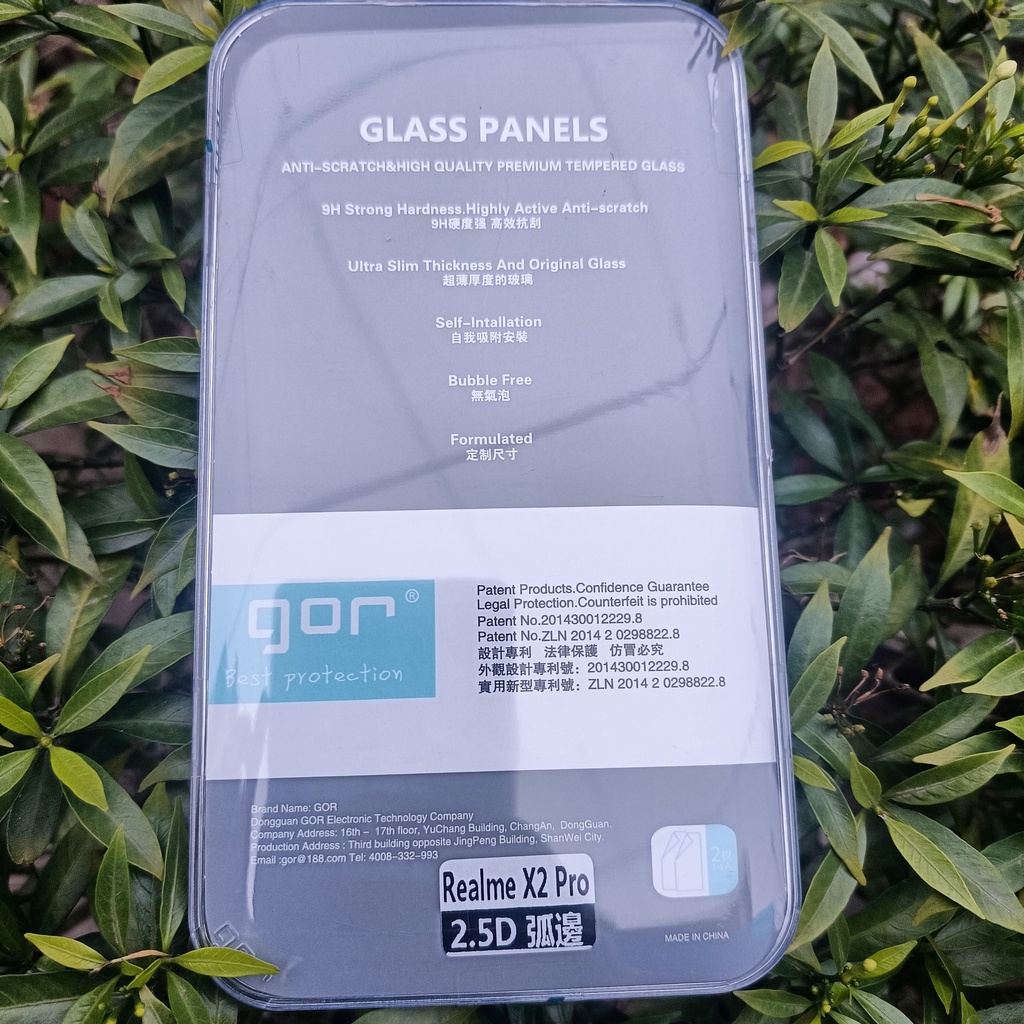 Kính cường lực Gor Realme X2/ Realme X2 Pro Trong Suốt Cao Cấp, Hạn Chế Bám Vân Tay 9H/ Vát 2.5D - Chính hãng Gor