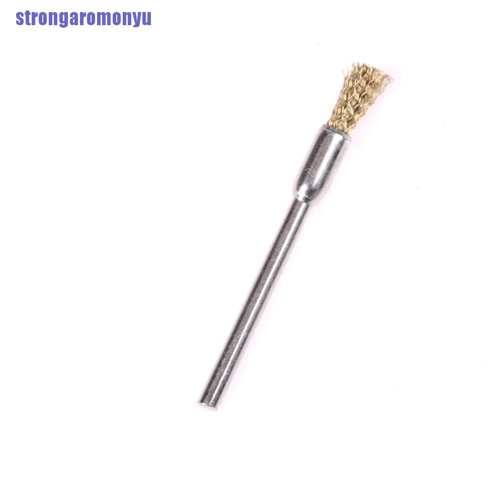 [OMO] Bộ 5 Bàn Chải Dây Đồng 3mm * 5mm Làm Sạch Đánh Bóng Xe Hơi