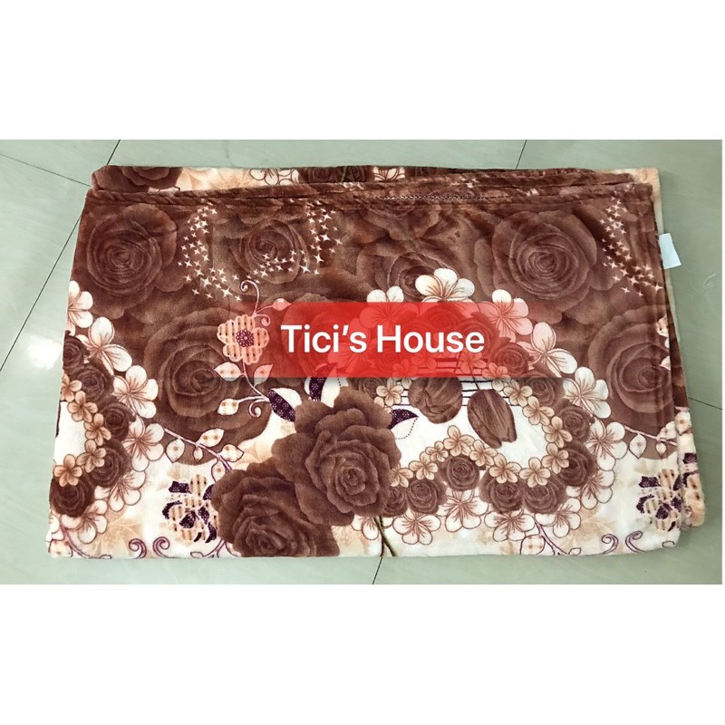 Chăn mền tuyết nhung dày 1,5kg, size 1m9x2m3