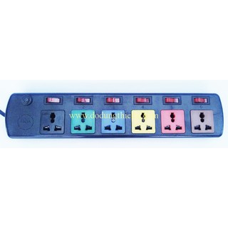 Ổ CẮM ĐIỆN ĐA NĂNG LIOA 6DOF32N (DÂY 3 MÉT)