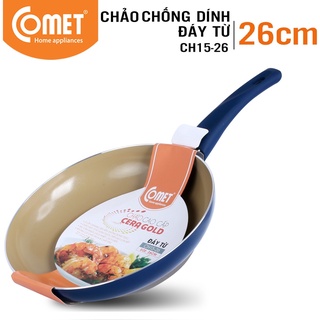 [LIFEMC11M2ADP -12% đơn 250K] Chảo từ chống dính cao cấp 26cm COMET CH15-26