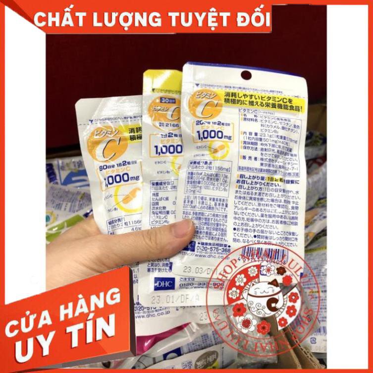 Viên uống DHC bổ sung vitamin C Nhật Bản