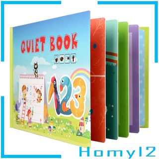 Montessori Quiet Book Early Learning for Children Preschool Kids