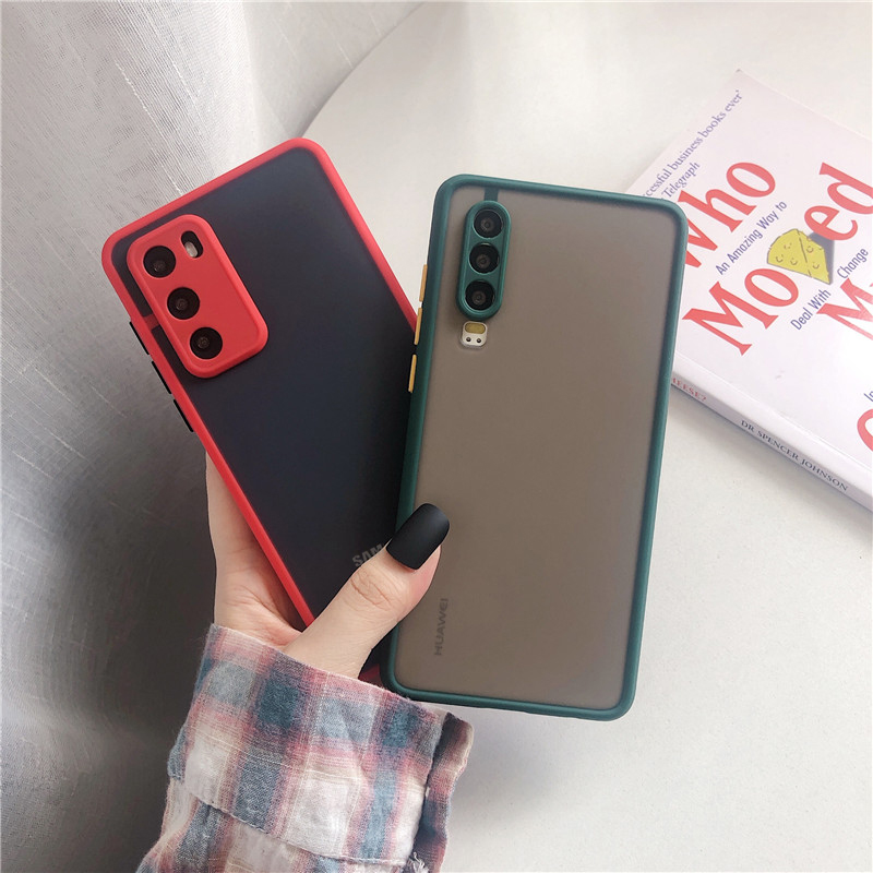Ống kính máy ảnh Đầy Đủ Mờ Mờ Bảo Vệ Cho Samsung Galaxy S23 S22 S21 S20 Ultra S22 S21 S20 Plus Tương Phản Màu Sắc Mềm Bên Silicone Trường Hợp Điện Thoại