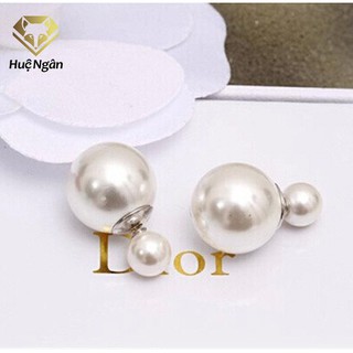 Bông tai bạc Ý 925 Huệ Ngân- DIOR RYE140765