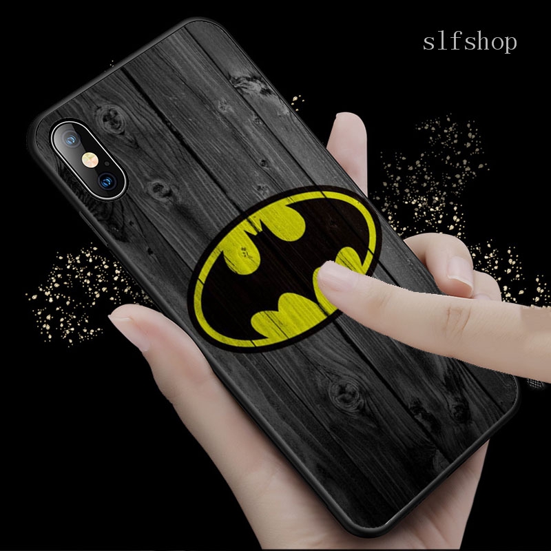 Ốp Điện Thoại Mềm In Logo Batman Cho Samsung Galaxy S5 S6 S7 Edge S8 S9 Plus