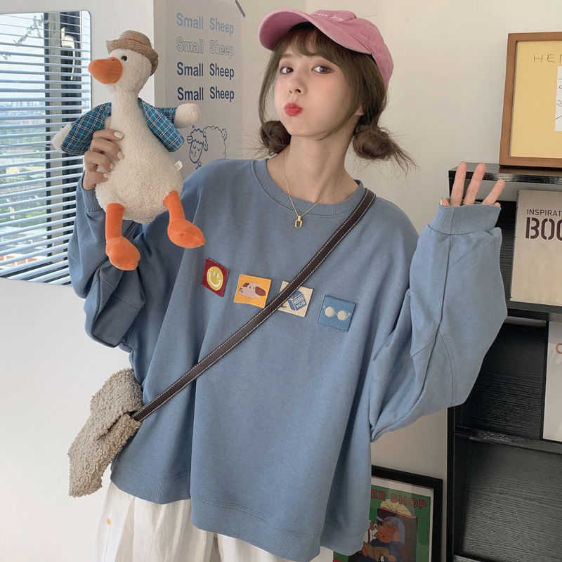 Áo Nỉ Phong Cách Nhật Bản Xinh Xắn Cho Nữ