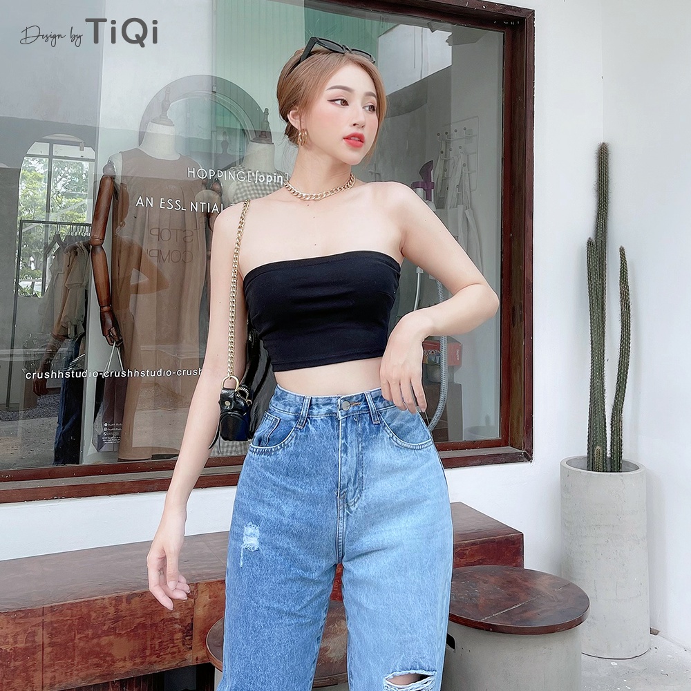 Quần Jean Ống Suông Nữ màu Ombre Cao Cấp TiQi Jeans B2-205