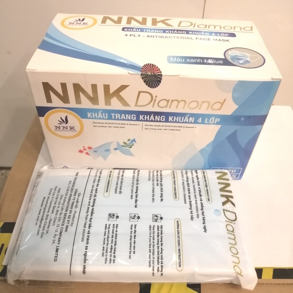 [loại tốt] Khẩu trang y tế 4 lớp Diamond Mask an toàn - thông thoáng - không đau tai | BigBuy360 - bigbuy360.vn