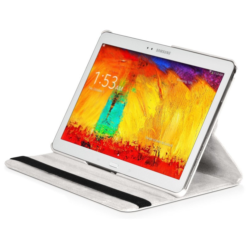 Bao máy tính bảng nắp gập chất giả da trơn màu cho Samsung Galaxy Note 10.1 P600 P601 2014
