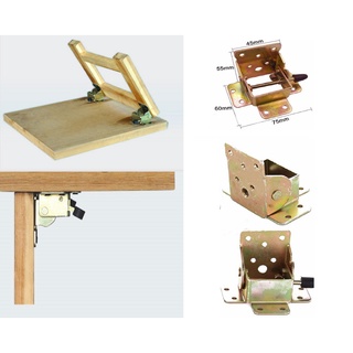 4 cái bản lề chân bàn gập nhỏ gọn
