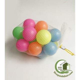 Túi bóng nhựa đồ chơi 10 quả nhỏ ( đường kính 5,5cm )