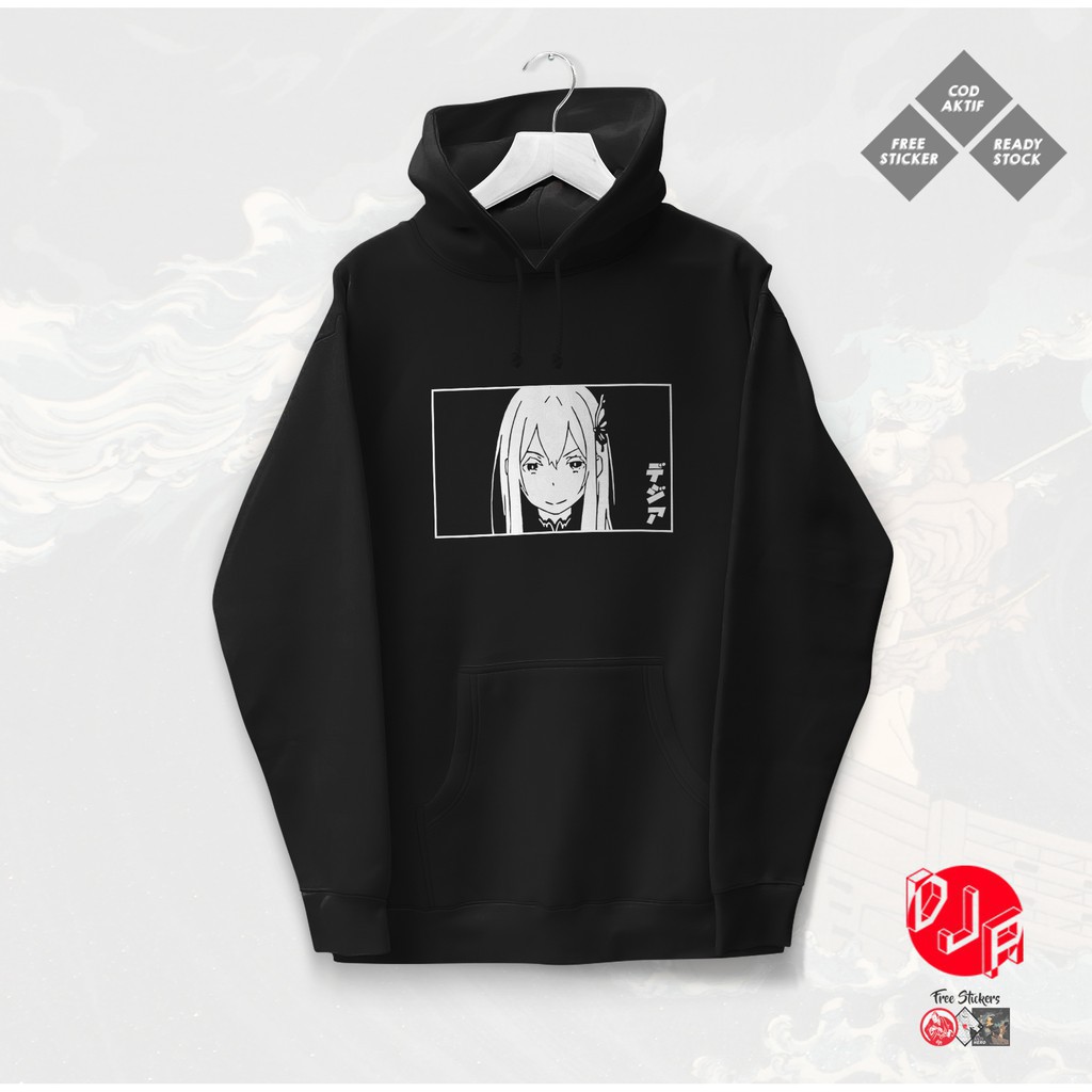 HOT- Áo HOODIE ECHIDNA WITCH OF GREED RE ZERO EKIDONA ANIME MANGA cực đẹp