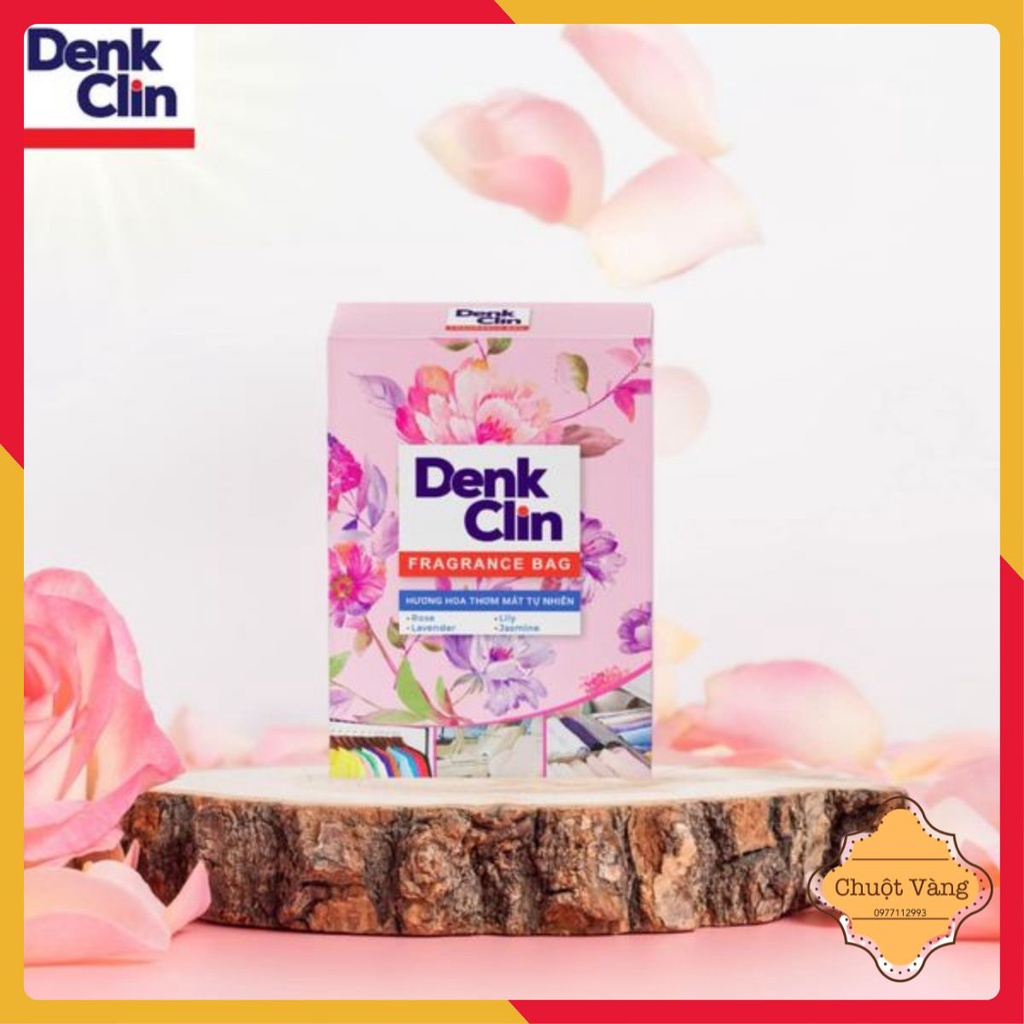 Túi Thơm Hương Thơm Tự Nhiên Để Tủ Quần Áo, Treo Phòng, Treo Xe Denk Clin Lưu Mùi Hương Suốt 10 Tuần