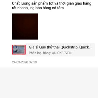 Giá sỉ Que thử thai Quickstrip, Quickseven