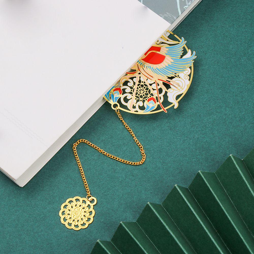 Wttle Bookmark Văn Phòng Phẩm Kim Loại Rỗng Phong Cách Trung Quốc Đánh Dấu Pagination