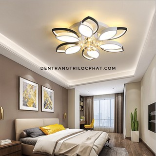 Đèn Ốp Trần Trang Trí Phòng Khách Ánh Sáng 3 Màu Bảo Hành