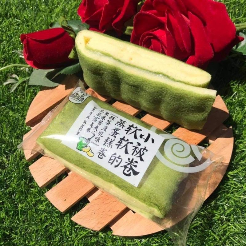 1 Bánh bông lan cuộn trà xanh - Shop sỉ