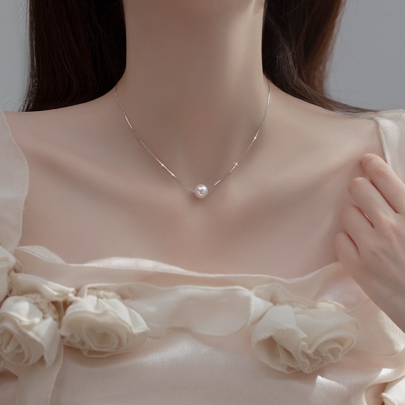 Vòng cổ, dây chuyền chuỗi nhỏ phối hạt đơn giản tươi mới nhiều kiểu dáng phong cách Hàn Quốc