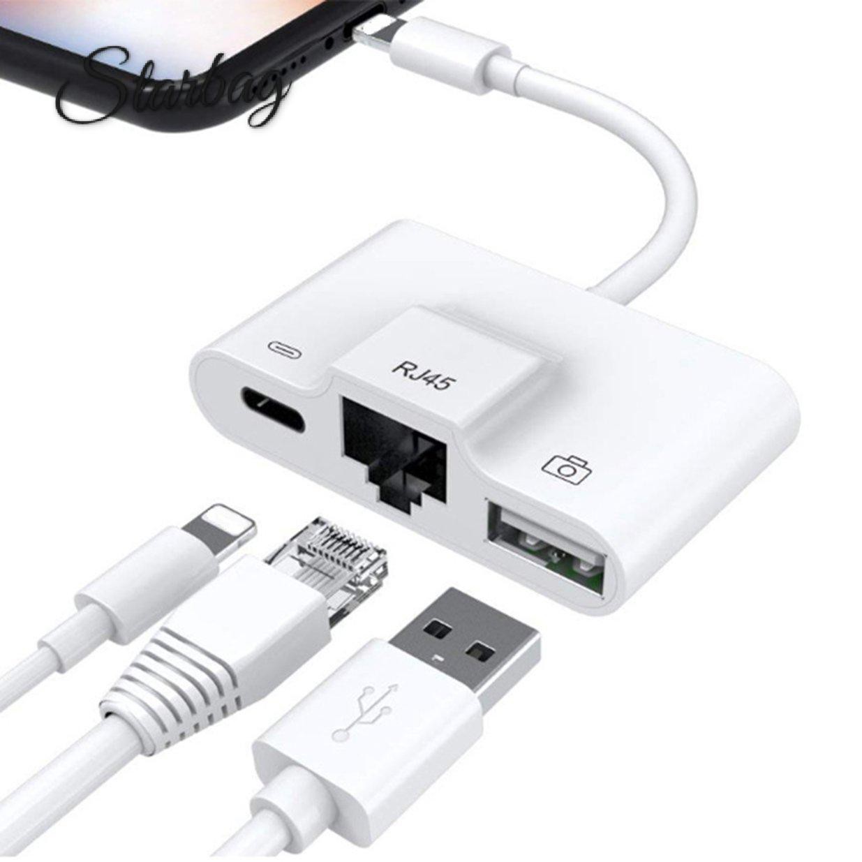 Cáp Chuyển Đổi Rj45 3 Trong 1 Cho Ipad | BigBuy360 - bigbuy360.vn