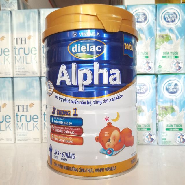 💦💦Sữa Vinamilk Dielac Alpha số 1-900g cho bé 0-6 tháng tuổi