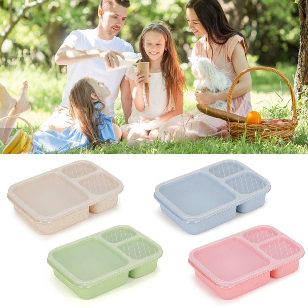 EBINLANDS Hộp Đựng Cơm Trưa Bằng Nhựa Sức Chứa Lớn Tiện Dụng Cho Học Sinh / Nhân