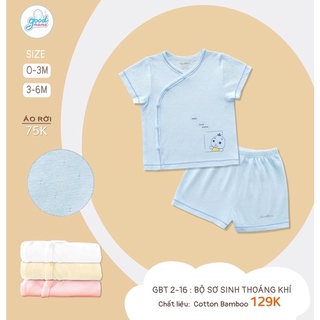 bộ cộc tay sơ sinh goodmama