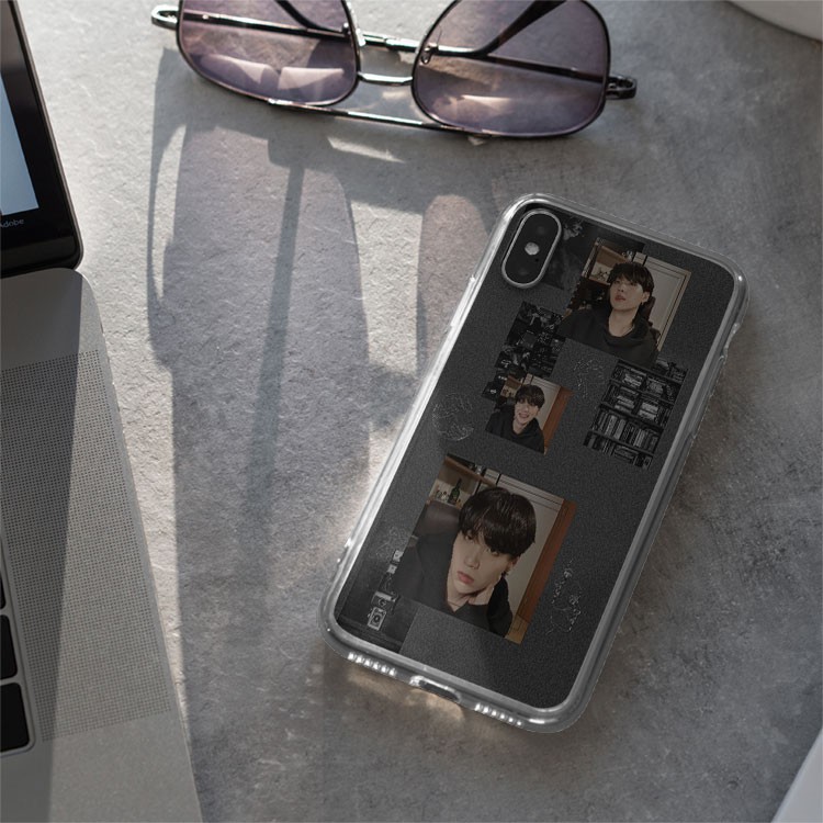 Ốp lưng iphone silicon Idol KPOP BTS Suga cute  BLUBTS0158