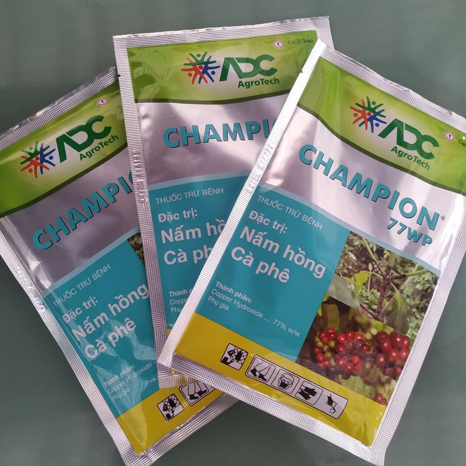 Thuốc trừ bệnh nấm hồng Champion 77WP - gói 100g