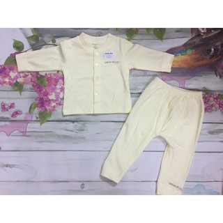 UalaRogo- Bộ quần áo sơ sinh Bambo cài giữa 2 lớp