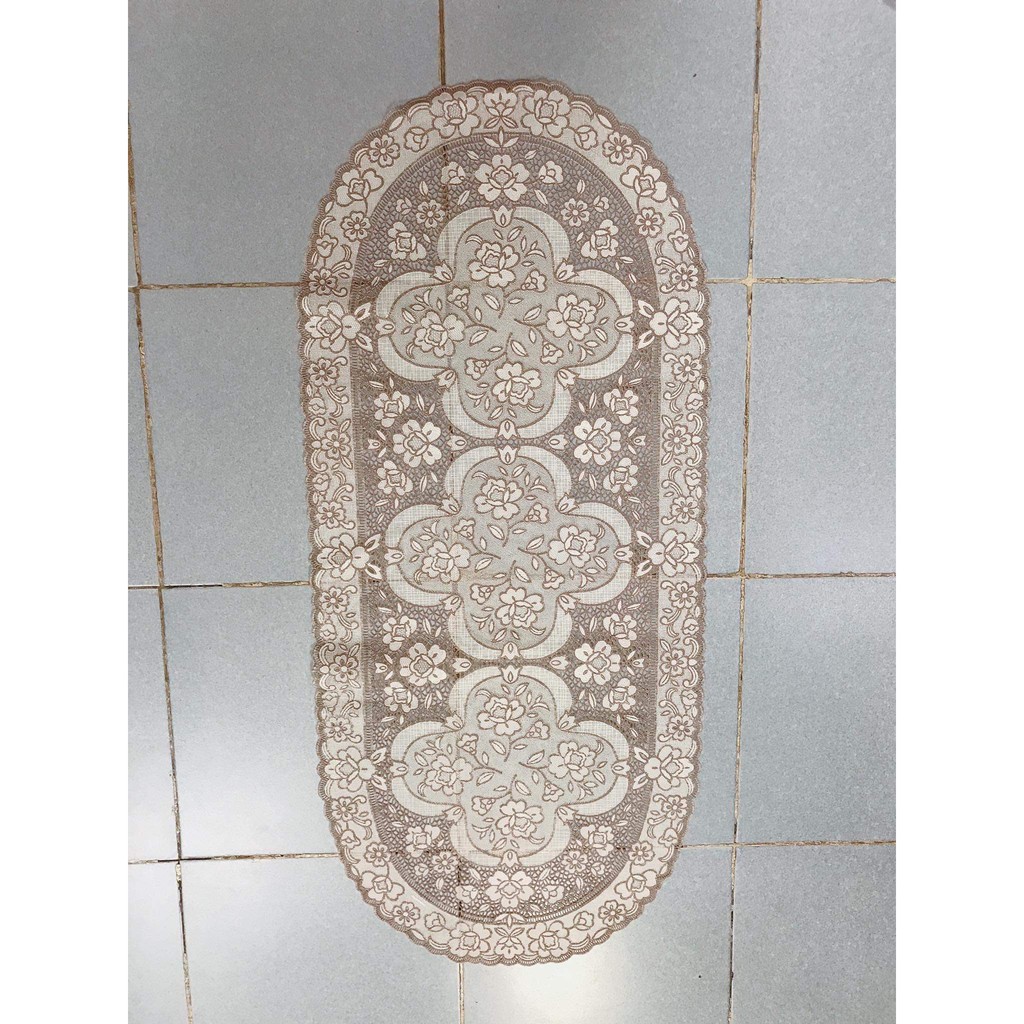 [SIÊU RẺ] Khăn trải bàn Ren Hoa Nhật 40x92cm - HÀNG ĐẸP