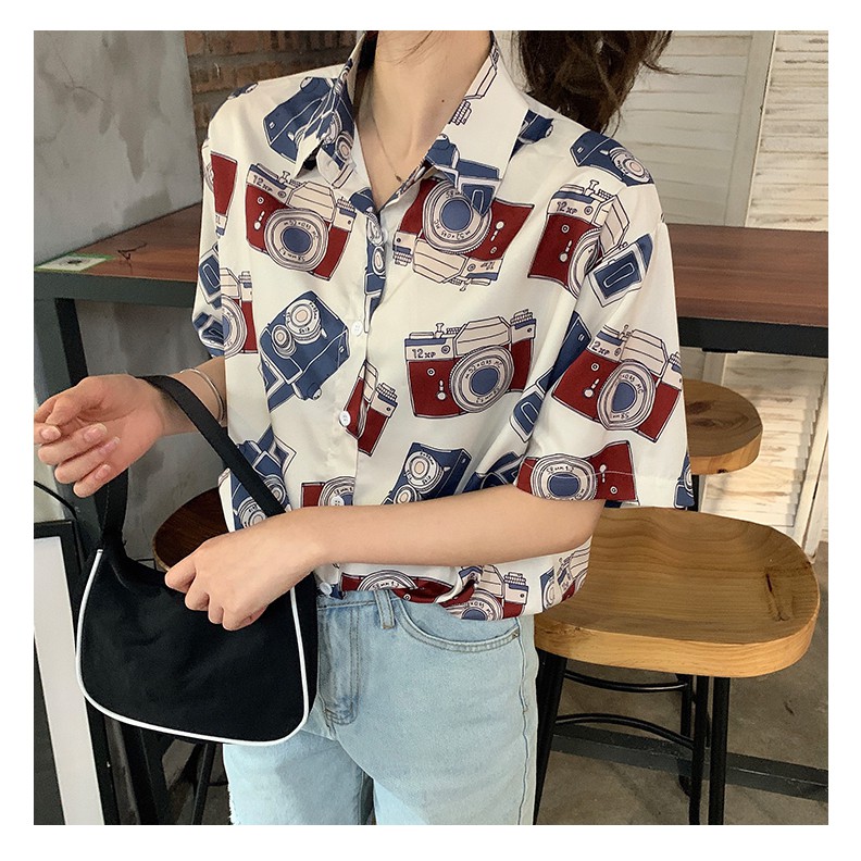 Áo Sơ Mi họa tiết dáng rộng cá tính, siêu đẹp | BigBuy360 - bigbuy360.vn