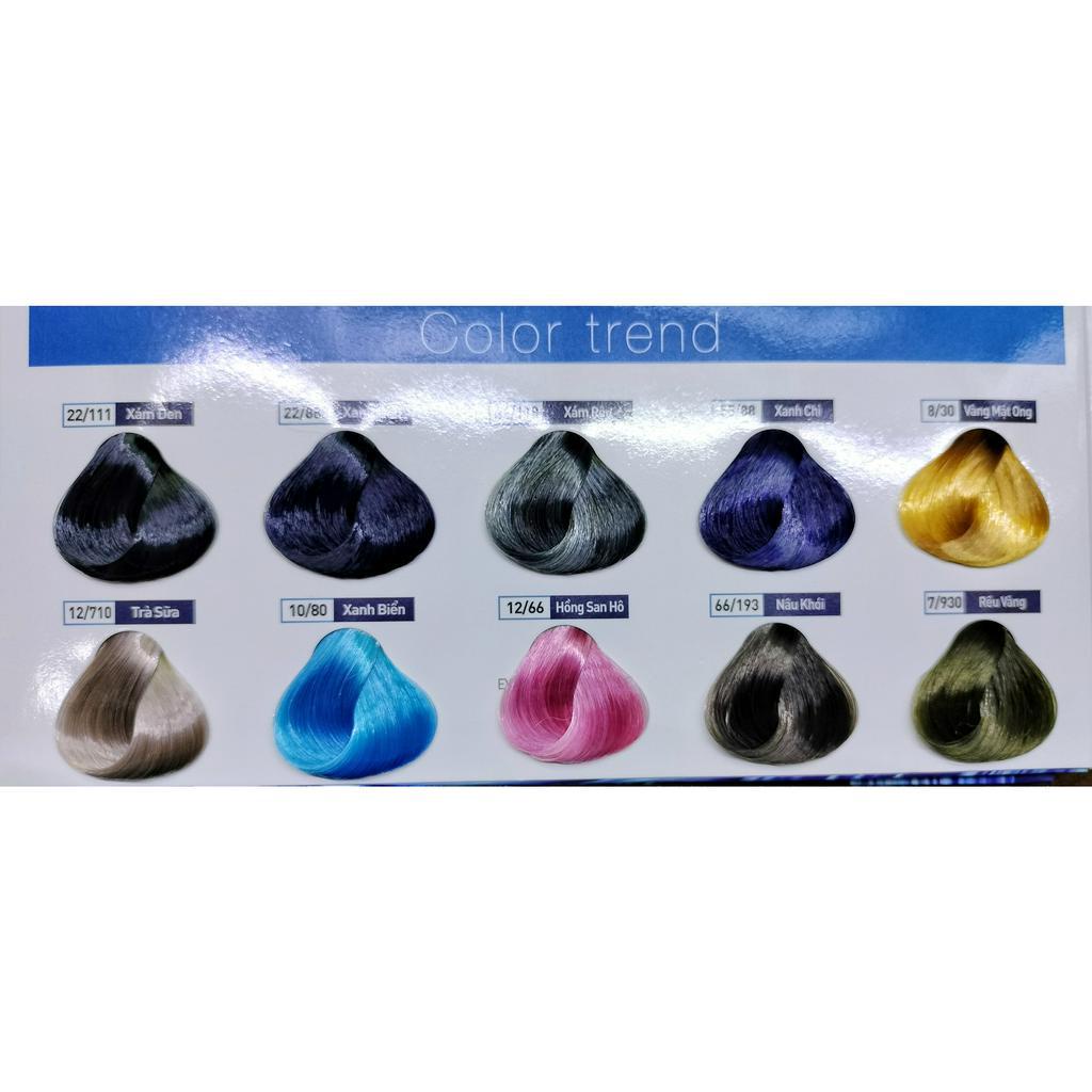 Nhuộm Tóc LAVOX TÍM 3D Collagen 100ml CHƯA CÓ OXI