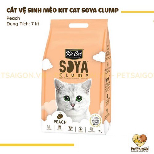 [CHÍNH HÃNG] CÁT VỆ SINH KITCAT ĐẬU NÀNH SOYA CLUMP 7L