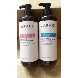 Faraci dầu gội xả dưỡng tóc phục hồi siêu mềm mượt faraci 500ml - 750ml