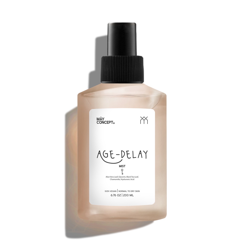 Xịt khoáng trà đen Mây Concept - Age-Delay Mist 200ml
