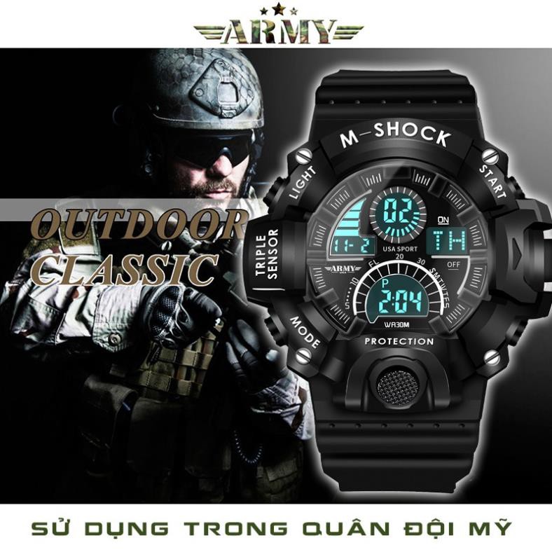 Đồng hồ Nam ARMY USA thể thao Chống Nước Siêu Bền - Thương Hiệu Cao Cấp từ Mỹ [HÀNG XỊN] | BigBuy360 - bigbuy360.vn