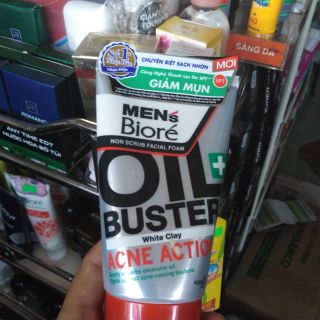 Sữa rửa mặt Men Biore giảm mụn