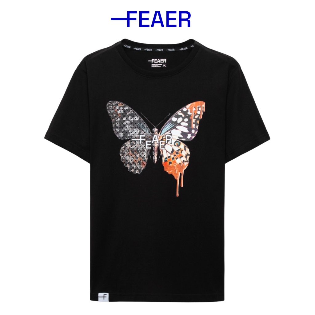 Áo thun nam cổ tròn MONO BUTTERFLY vải Cotton dày dặn, co giãn, chuẩn form - FEAER