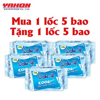 Combo 5 bao khăn ướt wake-up 20 miếng/bao