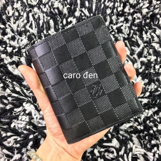 Ví Ngắn Nam LV Caro Đen ( ví ngắn ngang , ví ngắn đứng )