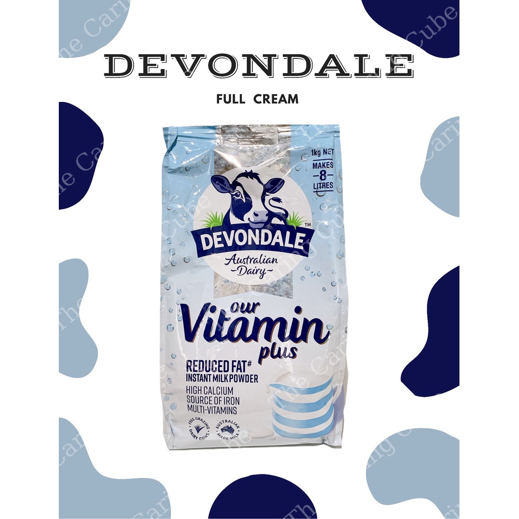 [ Túi 1Kg] Sữa Bột Ít Béo DEVONDALE VITAMIN PLUS - Sữa Bột Úc