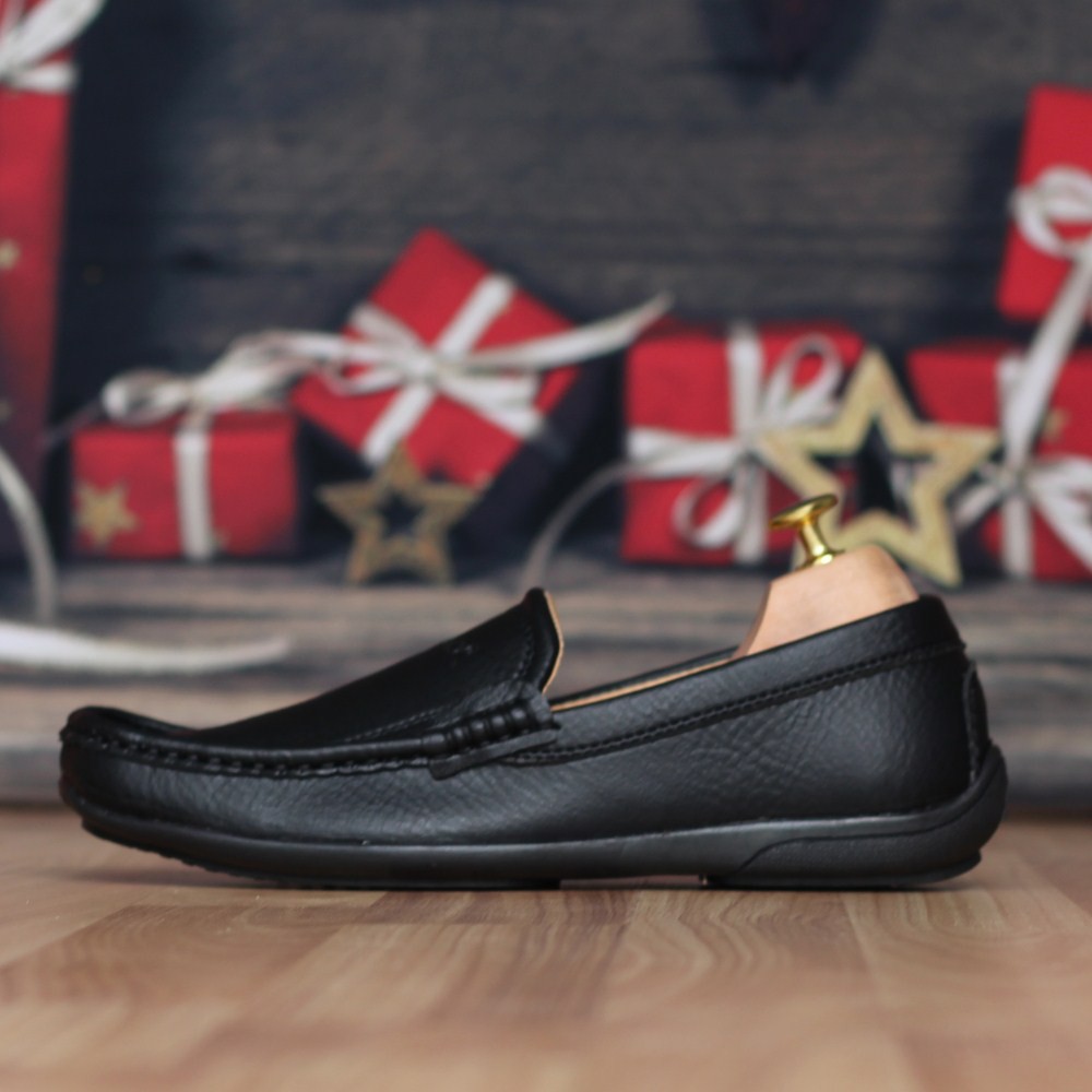 Giày Lười Thời Trang Nam Plo Đen [+2 Đôi Tất] | BigBuy360 - bigbuy360.vn