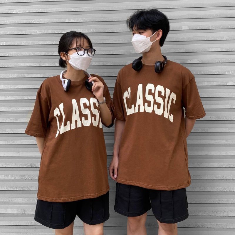 Áo thun tay lỡCó size unisex Classic