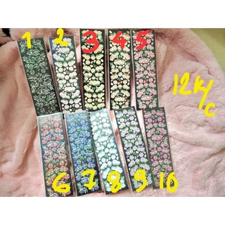 Miếng dán sticker trang trí top loader, sổ, thiệp hoa hồng
