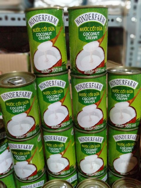 [Mã 77FMCGSALE1 giảm 10% đơn 250K] Nước cốt dừa Wonderfarm long nhí [ 160ml] | BigBuy360 - bigbuy360.vn