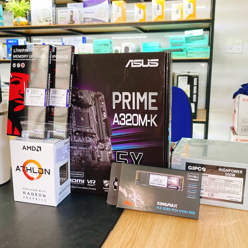 Bộ PC gaming hệ AMD Athlon 3000G chiến GTA 5, Liên minh | BigBuy360 - bigbuy360.vn