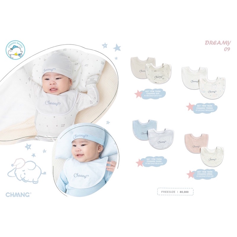 Chaang - Sét 2 Yếm tròn Q7.09